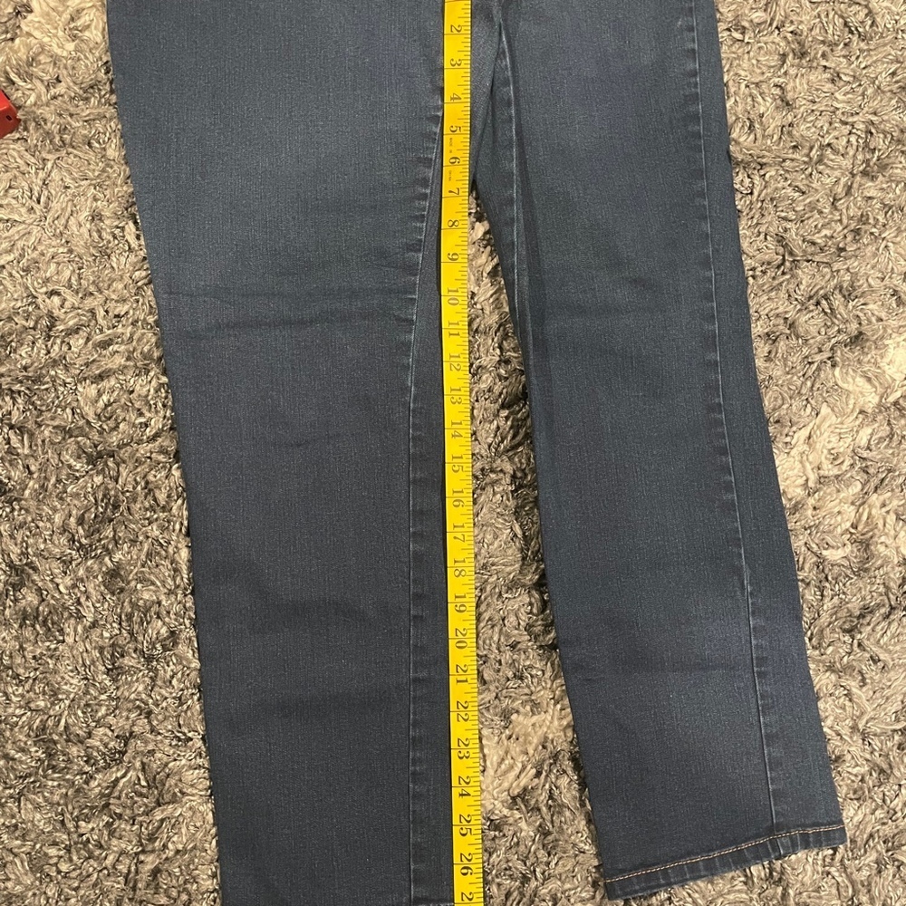 Gloria Vanderbilt Amanda 2.0 SLIM LEG Women's Jeans Denim Blue Size 14 - Picture 8 of 9